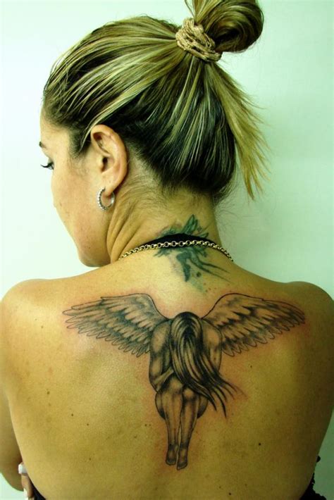 female angel tattoo|simple angel tattoos for women.